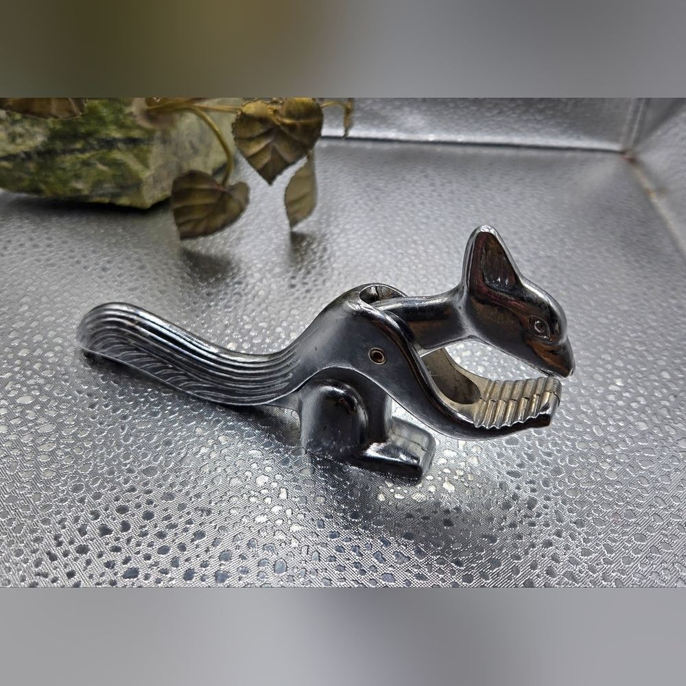 "5/$25" Aluminum Metal Squirrel Nutcracker